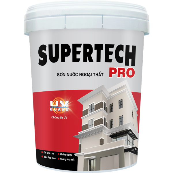 Sơn nước ngoại thất TOA Supertech Pro - 5L